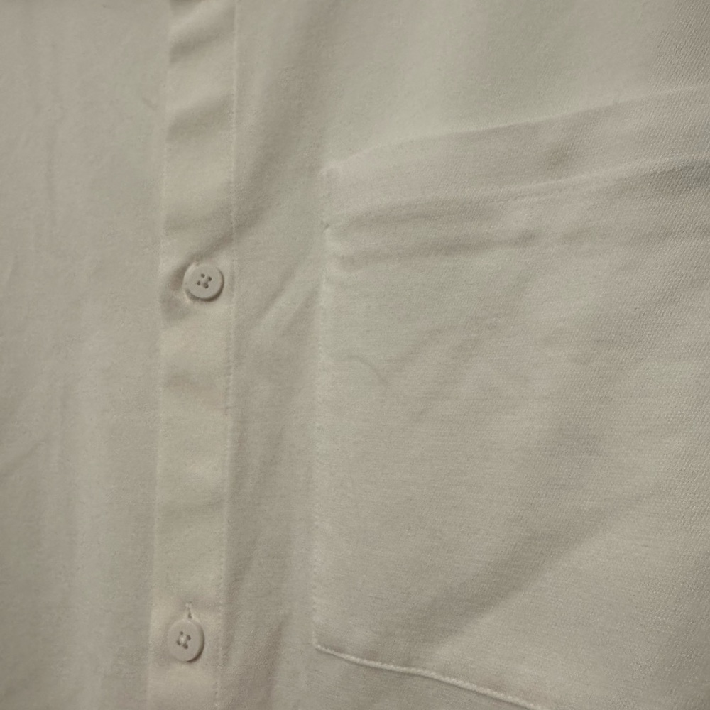 Lululemon Athletica White Button Down Shirt - Picture 3 of 4